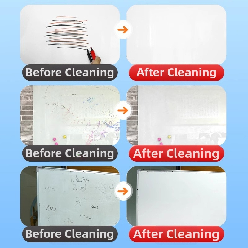 The hehe of mu Υγρό καθαρισμού λευκής επιφάνειας για διδασκαλία – Αφαιρεί μελάνι από μαρκαδόρους, 28 φιάλες ανά κουτί