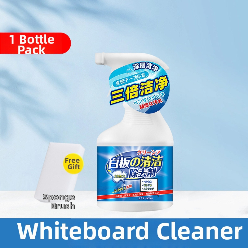 The hehe of mu Υγρό καθαρισμού λευκής επιφάνειας για διδασκαλία – Αφαιρεί μελάνι από μαρκαδόρους, 28 φιάλες ανά κουτί