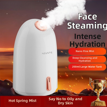 Tvárny parný inhalátor s parou trvajúcou viac ako 180 s, 5 rýchlostí, bez batérie, technológia bezbolestnej termickej hydrofacial penetrácie