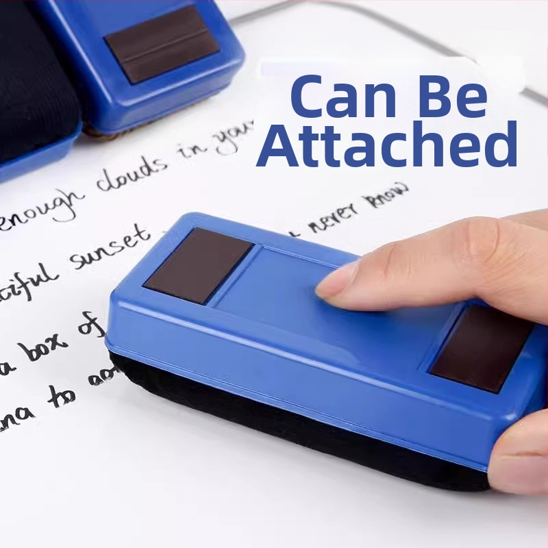 Μαγνητική γόμα λευκής επιφάνειας με σφουγγάρι, διπλής χρήσης, χωρίς σκόνη