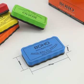 Μαγνητικό σβηστήρι λευκού πίνακα για οικιακή διδασκαλία, με φλανελ πίσω, εύκολο σκούπισμα