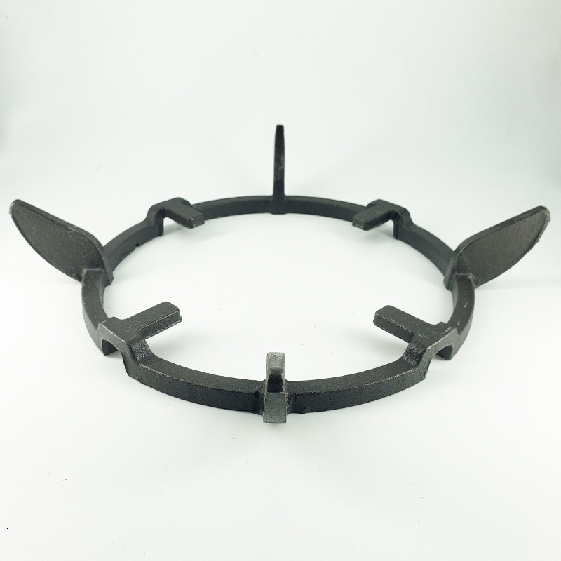 Držač plinskog štednjaka marke Leyi s protukliznim malim držačem za lonce, lijevano željezo, model ZHUTIE, bez ugradnje, neto težina 0,4 kg