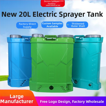 Denon elektrický postrekovač na chrbát pre ochranu rastlín so dvojitým uzáverom nádrže