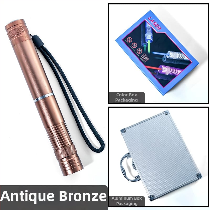 B008 Plavi laserski pokazivač visoke snage, dugi domet, aluminijska legura