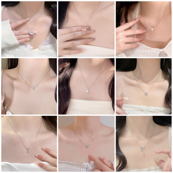 JISHU bakrena ogrlica s privjeskom u obliku srca na regularnom lancu, unisex, stil izvan mainstreama