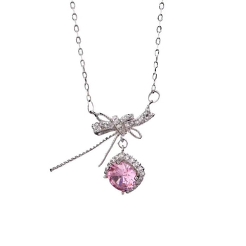 JISHU bakrena ogrlica s privjeskom u obliku srca na regularnom lancu, unisex, stil izvan mainstreama