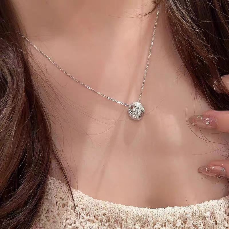 JISHU bakrena ogrlica s privjeskom u obliku srca na regularnom lancu, unisex, stil izvan mainstreama