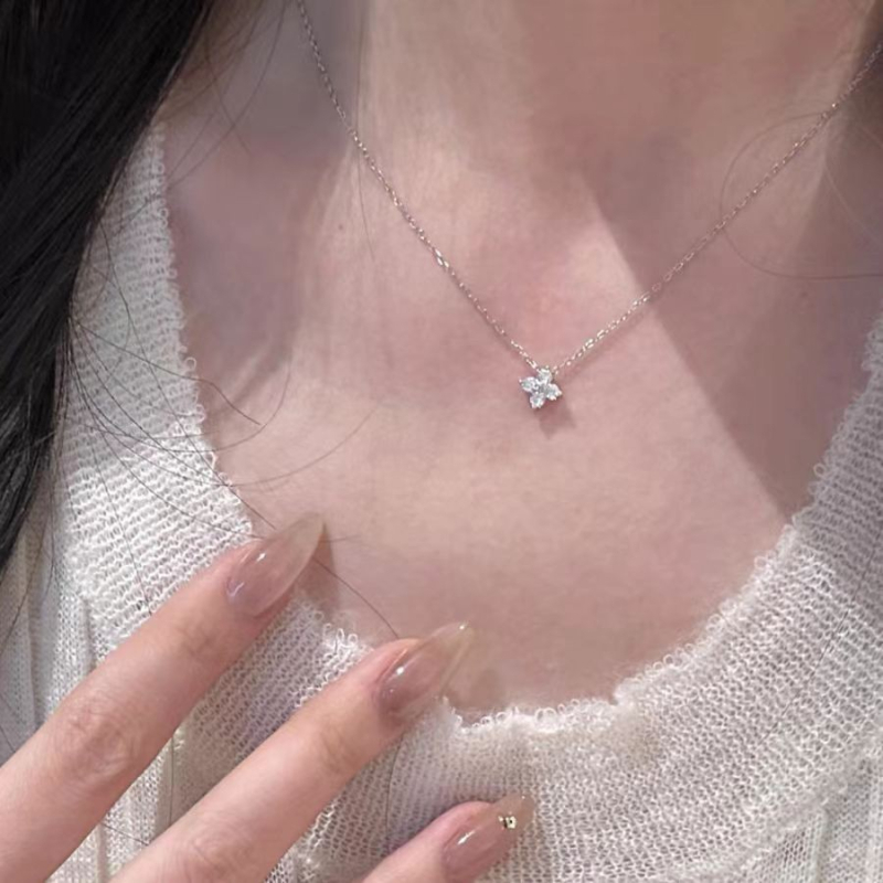 JISHU bakrena ogrlica s privjeskom u obliku srca na regularnom lancu, unisex, stil izvan mainstreama