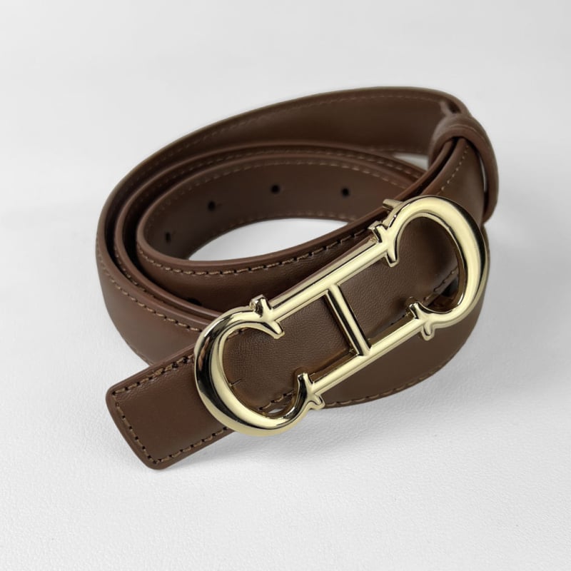 Curea de talie din PU cu lanț decorativ pentru talie și cataramă din aliaj, închidere cu pin, lățime 2-4 cm, stil versatil