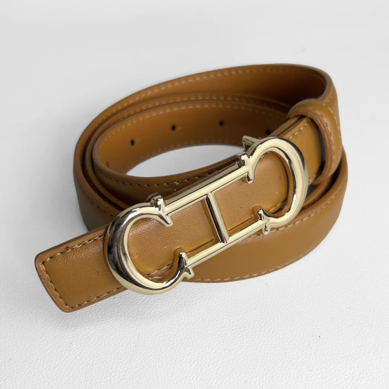 Curea de talie din PU cu lanț decorativ pentru talie și cataramă din aliaj, închidere cu pin, lățime 2-4 cm, stil versatil