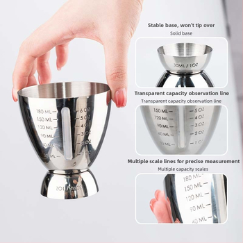 Meračka miska z nehrdzavejúcej ocele v tvare vajíčka so stupnicou, BINLUO, 80 g