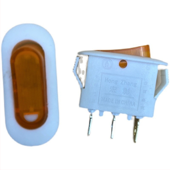 Spínač pre elektrický wok/panvicu, multifunkčný, oválny lodný typ spínača so podsvietením, CQC certifikát, menovité napätie ≤250V, elektrická životnosť 10000 cyklov