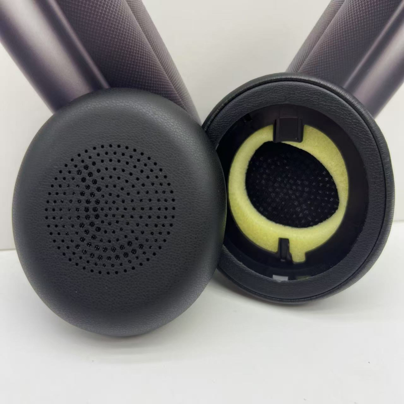Kožni jastučići za uši za slušalice Jabra Elite 45H, Evolve2 65, UC 40MS — jednostavna instalacija, prilagođeno prema crtežima