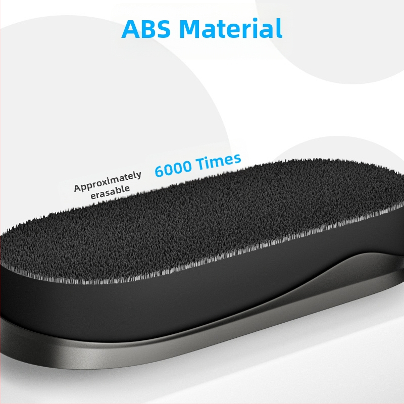 Sada gúm na bielu tabuľu, Liying, model E05, ABS zadná časť, velúr povrch