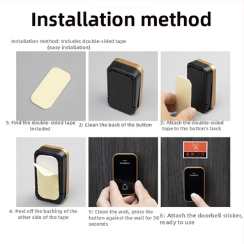 Bezdrôtový domový zvonček – samostatne napájaný, bez batérie, vodeodolný, ultra-dlhý dosah, pre seniorov, 110-220V