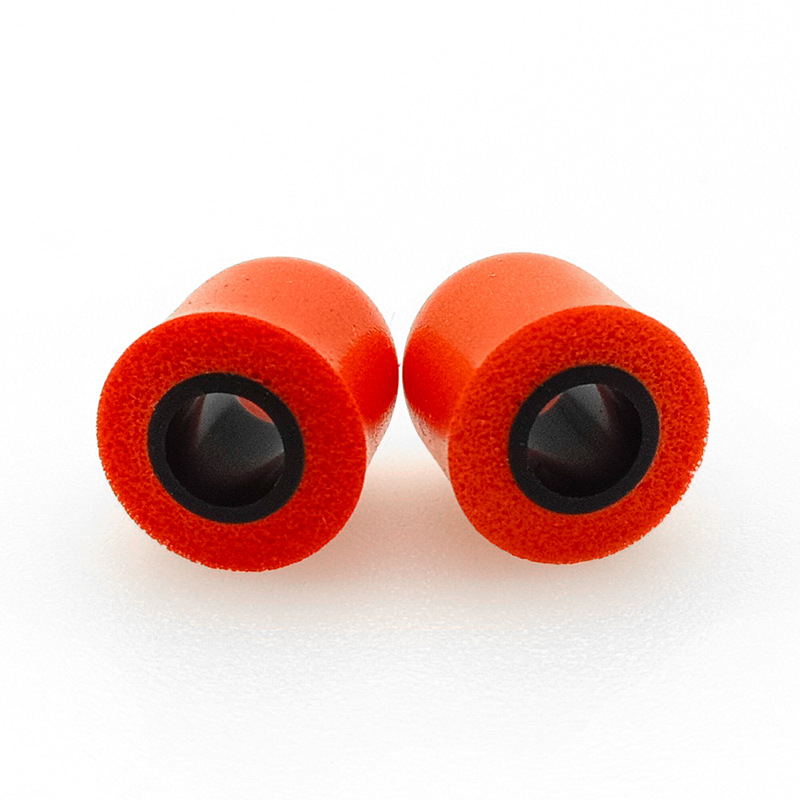 Memóriás habból készült fülbetétek in-ear fejhallgatókhoz – zajcsökkentés 30 dB, mosható, egyenes szájú fülillesztés, Sorozat T