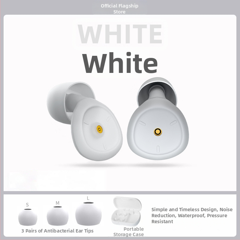 Silikónové štuple do uší pre spanie a učenie, 38 dB znižovanie hluku, prateľné