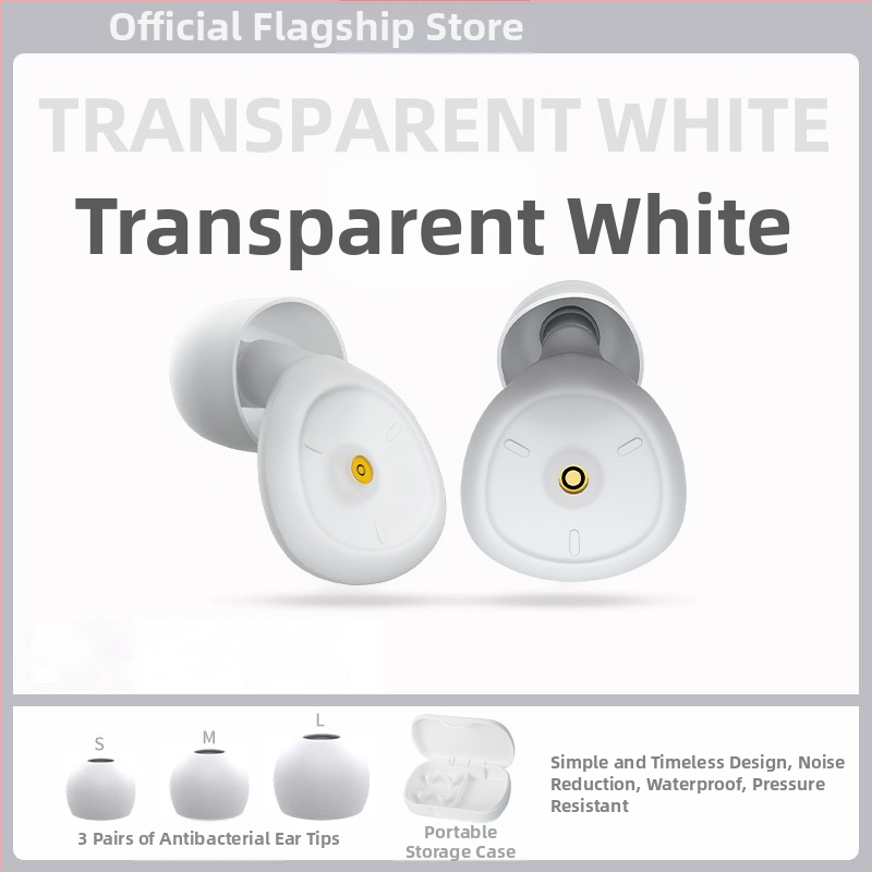 Silikónové štuple do uší pre spanie a učenie, 38 dB znižovanie hluku, prateľné