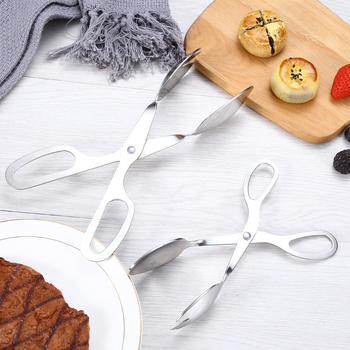 Klip za hranu od nehrđajućeg čelika za salatu, pečenje i roštilj – zaštita od opeklina, s mogućnošću logotipa, prilagodljivo