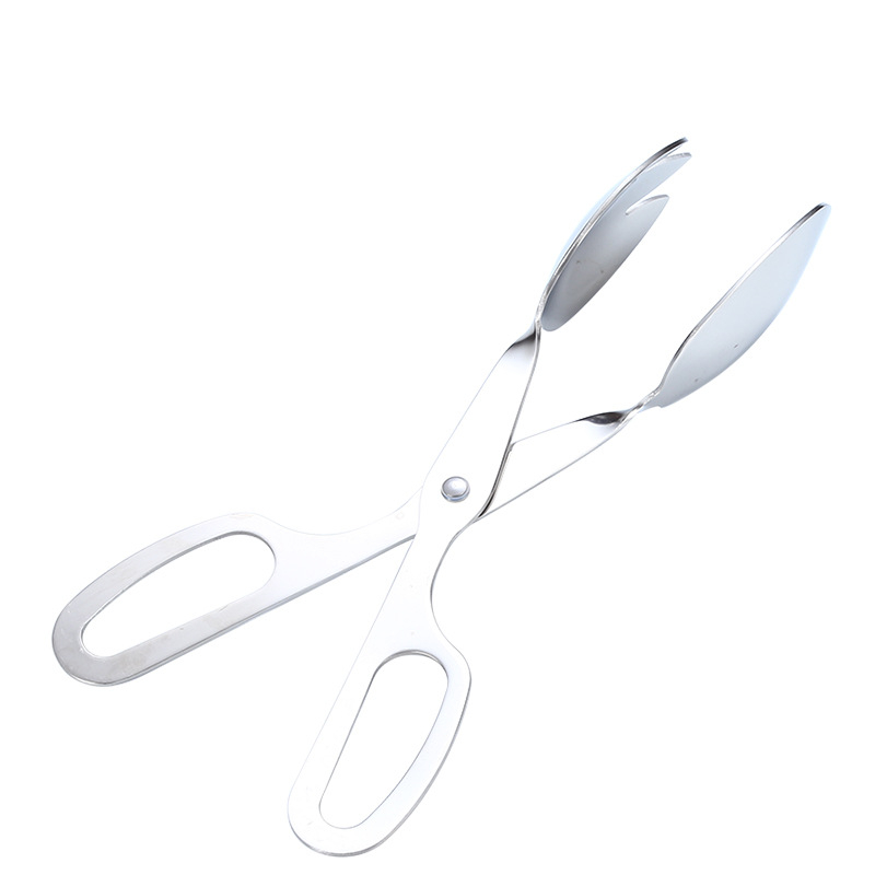 Klip za hranu od nehrđajućeg čelika za salatu, pečenje i roštilj – zaštita od opeklina, s mogućnošću logotipa, prilagodljivo