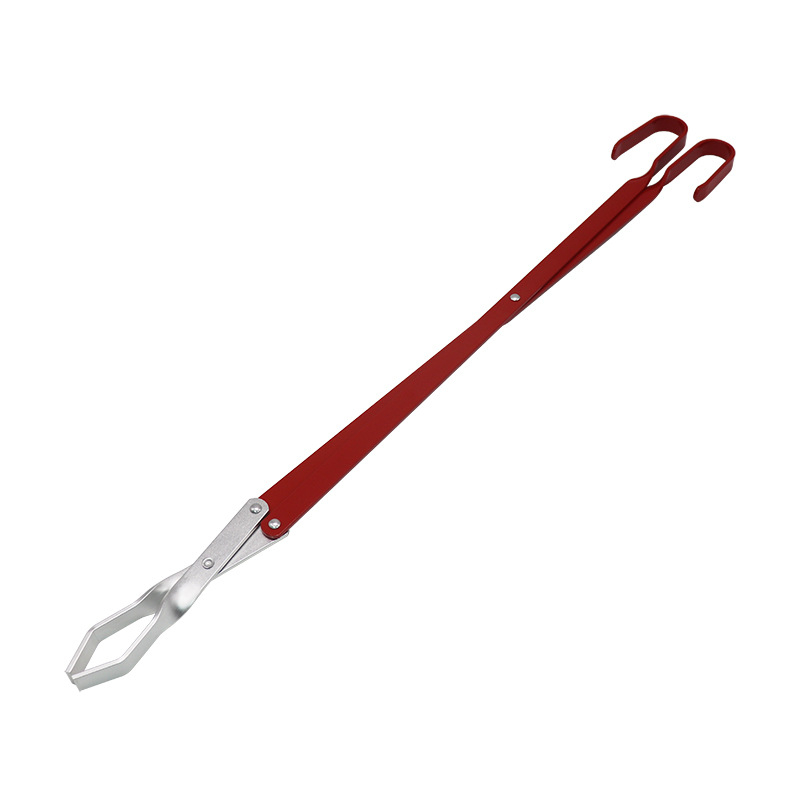 Klip za hranu za roštilj s dugim držalom od aluminijske legure, otporan na visoke temperature, mogućnost prilagodbe logotipu