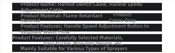 Poľnohospodárske elektrické postrekovače príslušenstvo - rukoväť s vypínačom, vedenie na reguláciu rýchlosti, antifriz, ochrana proti výbuchu, zosilnená trubka