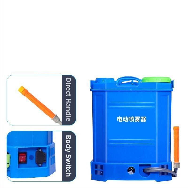 Elektrický batohový postrekovač, vysokotlakový, pre poľnohospodárstvo (Značka: Powerful Factory; Rozmery: pozrite detaily; Účel: Ochrana rastlín)