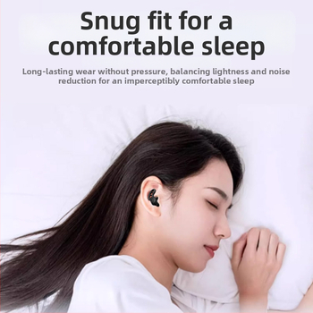 Silikónové štuple do uší na spanie — tlmenie hluku a vodotesné, na spanie, kúpeľ a plávanie