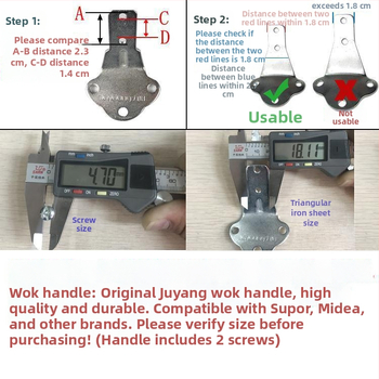 Držiak na wok, proti popáleniu, PP materiál, kompatibilný so Supor indukčnou varnou doskou