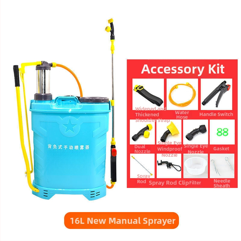 Poľnohospodársky batohový postrekovač — ručne poháňaný, vysokotlakový, s ručným pohonom na kľuku, na ochranu rastlín a dezinfekciu