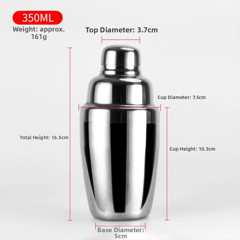 Koktejlový shaker z hrubšej nehrdzavejúcej ocele 304, moderný minimalistický štýl, model xhy666, značka Xiao Zhang