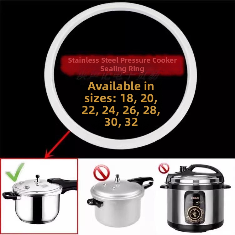 Těsnenie tlakového hrnca, guma, univerzálna kompatibilita, model 1