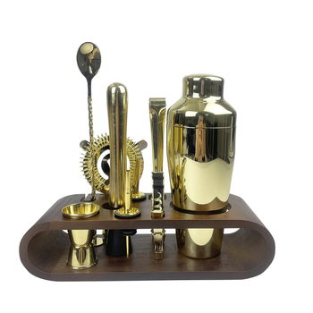 Nehrđajući čelik – 9-dijelni set za miješanje koktela – moderni minimalistički stil bar alata