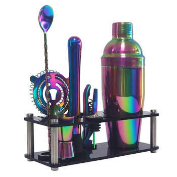 Nehrđajući čelik – 9-dijelni set za miješanje koktela – moderni minimalistički stil bar alata