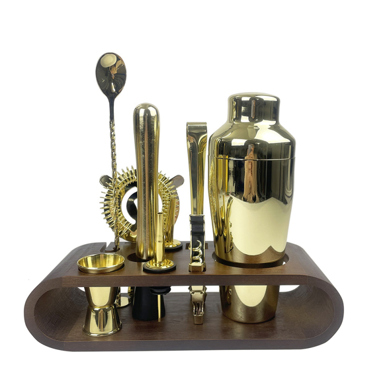 Nehrđajući čelik – 9-dijelni set za miješanje koktela – moderni minimalistički stil bar alata