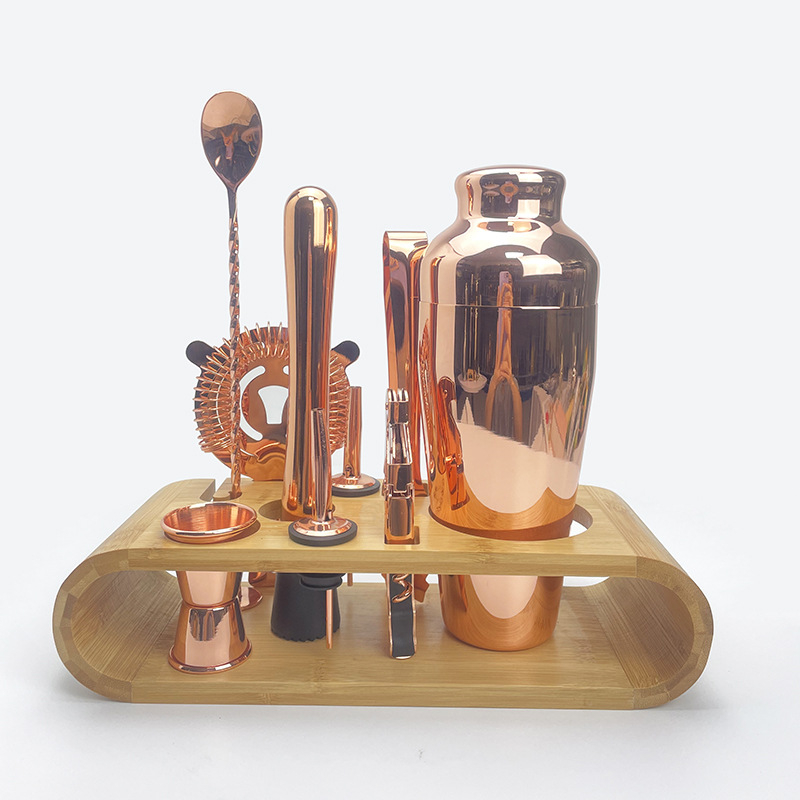 Nehrđajući čelik – 9-dijelni set za miješanje koktela – moderni minimalistički stil bar alata