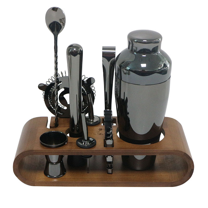 Nehrđajući čelik – 9-dijelni set za miješanje koktela – moderni minimalistički stil bar alata