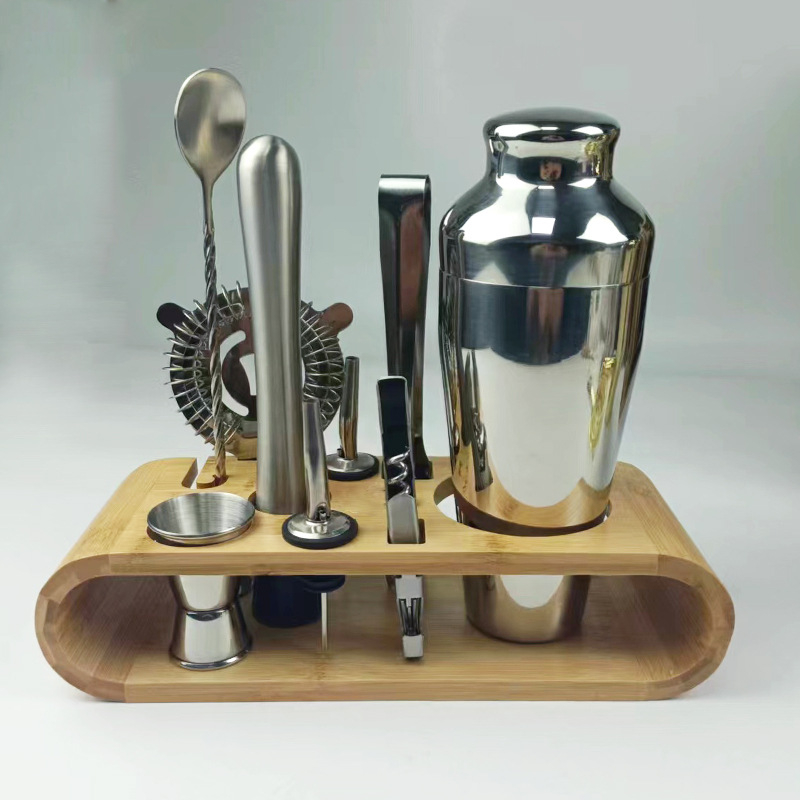Nehrđajući čelik – 9-dijelni set za miješanje koktela – moderni minimalistički stil bar alata