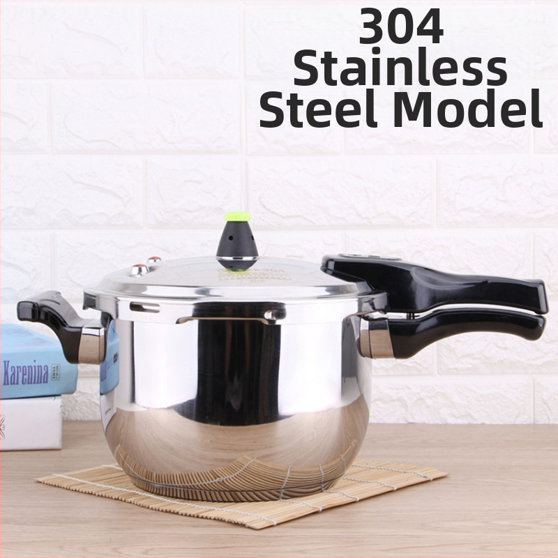 Tlakový hrniec z nehrdzavejúcej ocele (kompatibilný s indukčnými platňami; nerezová pokrievka; zložené dno)