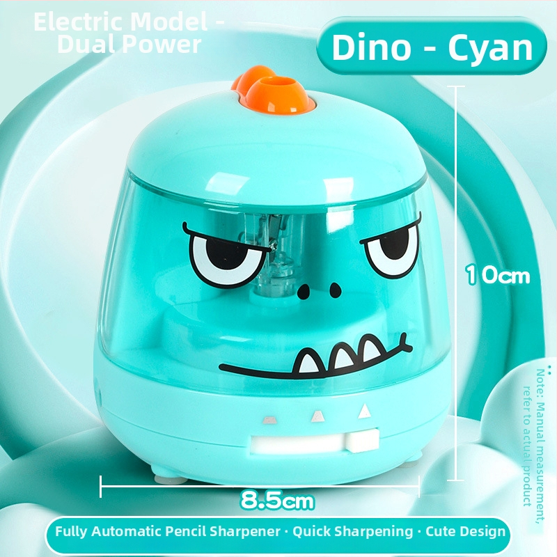 Elektrický ostrúhač ceruziek – model 0910, plastové telo, elektrický pohon, geometrický dizajn, hmotnosť 210 g