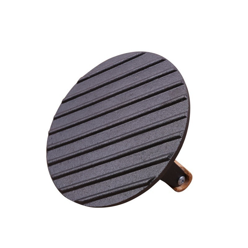 Presa za meso Zhu Le — od lijevanog željeza, set za hamburger i odrezak, model YR-003, moderni minimalistički stil