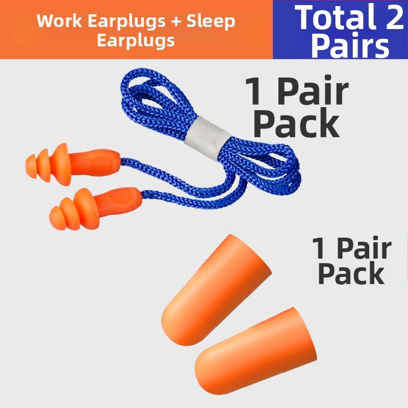 Füldugók szilikonból zajszigeteléshez – Lichang, sorozat: zajszigetelő füldugók, használat: alvás, iroda és kollégium