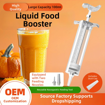 Uređaj za tekuću prehranu za starije osobe – nosna prehrana, veliki kapacitet, višekratno upotrebljivo, dozirnik lijekova, materijal pogodan za hranu (PC)