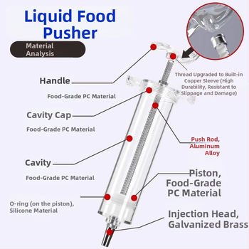 Uređaj za tekuću prehranu za starije osobe – nosna prehrana, veliki kapacitet, višekratno upotrebljivo, dozirnik lijekova, materijal pogodan za hranu (PC)