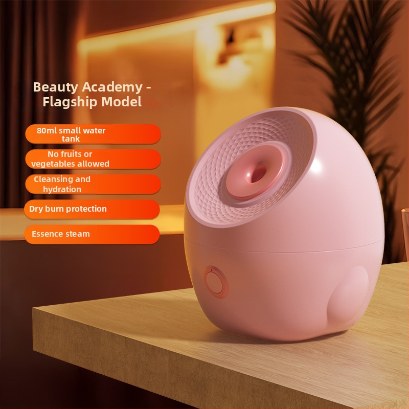 Arcápoló arcfűtő gőzölő nano párásításhoz, hordozható otthoni szépségkészülék, forró permetezés, forró kompressziós funkció, egy sebesség, beépített akkumulátor nélkül