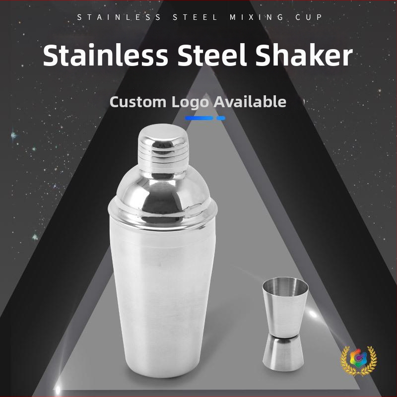 Boston shaker z nehrdzavejúcej ocele, americký štýl, uvedenie v zime 2017, balenie jednotné, európsky trh