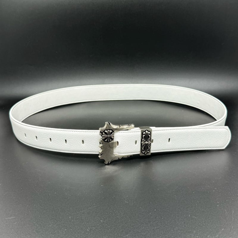 Curea cu cataramă în formă de cruce pentru bărbați și femei, potrivită pentru rochii și blugi (Piele artificială • Cataramă din aliaj • Închidere cu pin • Perforație și electroplacare)