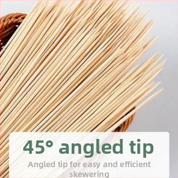 Jednorázové bambusové špízy na grilovanie – Good and Clean, BBQ séria, bambus Moso, pôvod Guangdong, Prémiový výrobok