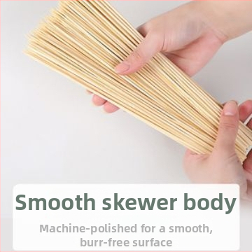 Jednorázové bambusové špízy na grilovanie – Good and Clean, BBQ séria, bambus Moso, pôvod Guangdong, Prémiový výrobok