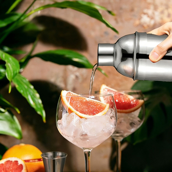 Nehrđajući čelični set za kućni bar, 3-dijelni, moderan minimalistički stil, moguć prilagođeni logotip